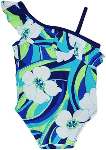 Amazon Co Jp オールドネイビー Old Navy 女の子用スカイブルーハイビスカス柄フリル付きワンショルダーワンピース水着 12 18months 12ヶ月 18ヶ月用 80cm 90cm 出産祝い スイムウェア スイミングスクール 日焼け防止upf50 並行輸入 服 ファッション小物