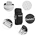 Phone Sports Armband, Gonex Running Gym Universal Smartphone Arm Bag Waterproof with Earphone Hole for iPhone 7 Plus, 6Plus, Samsung Sony HTC 4.7-5.7(Large) Black