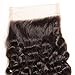 Beauty Forever Malaysian Virgin Hair 1piece Curly Hair Closure 100% Unprocessed Human Hair Extensions Natural Color 30-35g/piece (Free Part Closure 18 inch)