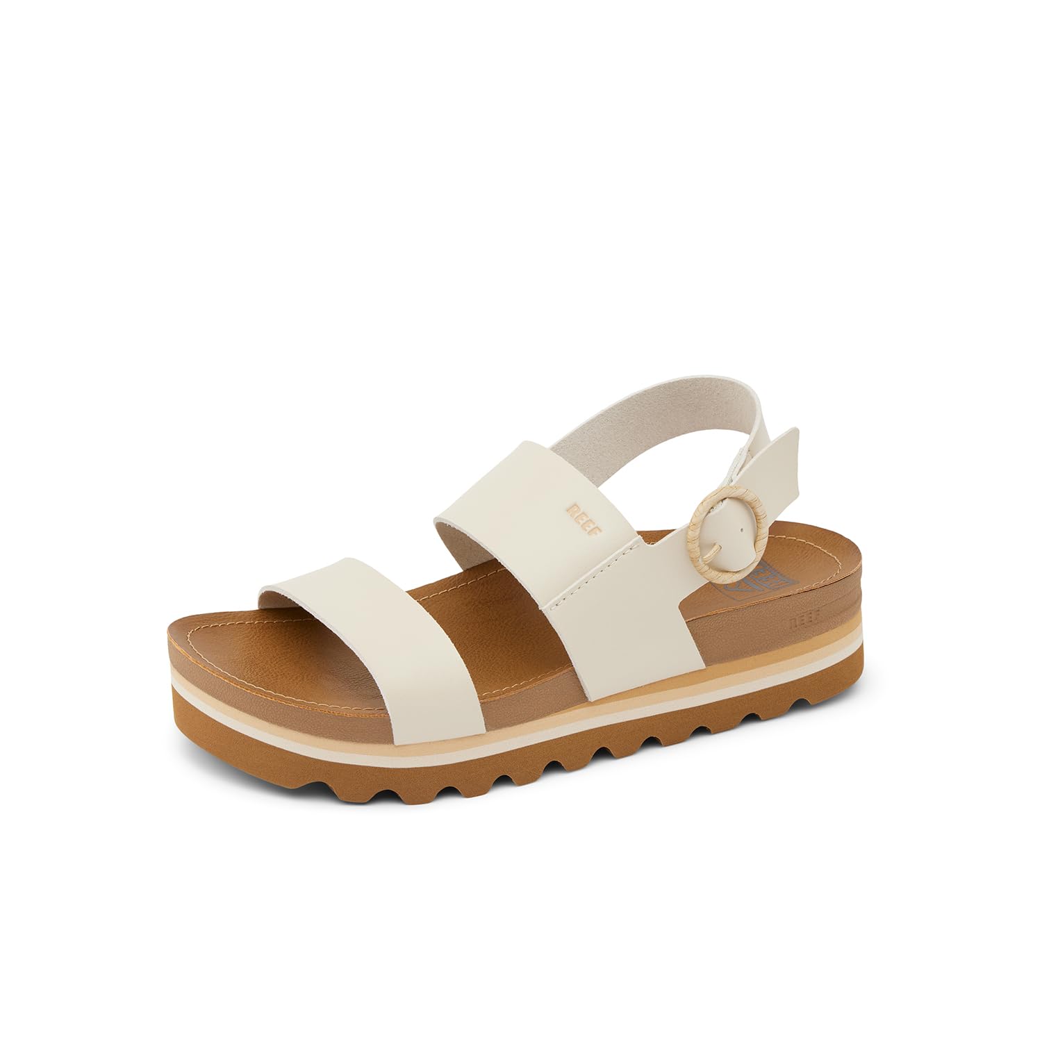 Reef Vista Hi Buckle Womens Platform Fashion Sandal, Arch Support, Ultra Soft Cushion Footbed, Vintage, 11 Image Reef Vista Hi Buckle Womens Platform Fashion Sandal, Arch Support, Ultra Soft Cushion Footbed, Vintage, 11 Image