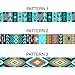 CollarDirect Cat Collar Breakaway with Removable Bell Set of 2 PCS Tribal Pattern Aztec Pet Safety Adjustable Kitten Collar