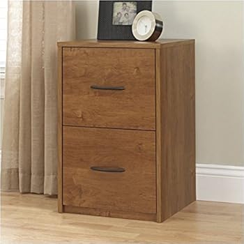 Amazon.com : Realspace(R) Premium Wood File, 2 Drawers ...