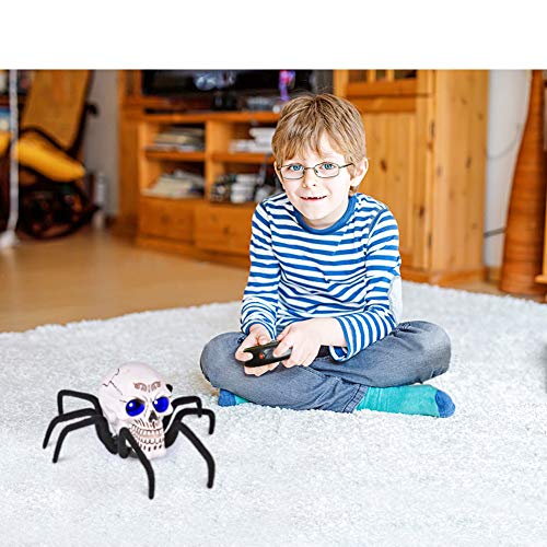 image for FUN LITTLE TOYS Remote Control Spider Toy, 11.8 Inches Halloween Spide