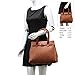 Hynes Victory Ostrich Top Handle Handbag (Brown)