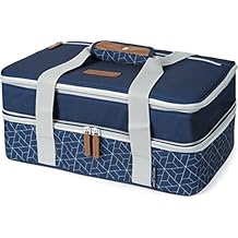 Arctic Zone 2007IL15284B Expandable Thermal Insulated Food Carrier, Navy