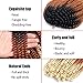 3 Packs Spring Twist Crochet Braiding Hair 110g 30Strands/pack Fluffy Soft Jamaican Bounce Synthetic Hair Extensions (Black Brown Blonde)