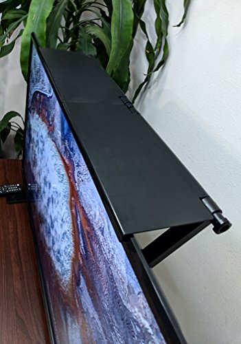 LapWorks Perch, the TV Top Shelves, 2 per box, Heavy Duty 13 pound capacity, for Speakers, Apple TV, Tivo or Cable Box, Oculus sensors, Virtual Reality VR sensors, Remote Controls-hooks over the TV