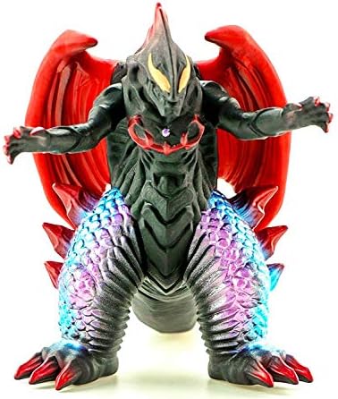 Godzilla Toy King of the Monster, 6,5 inch Tall, 12 inch from Head - to - Tail, Carry Bag