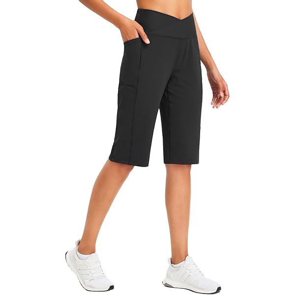 Buy BALEAF Men's Long Shorts Cotton Below Knee Yoga Workout Pajama 500x660 0