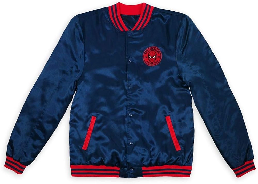 Marvel Spider-Man Varsity Jacket for Men at  Men’s Clothing store