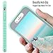 ULAK iPhone 8 & 7 Case, Shock-Absorbing Flexible Durability TPU Bumper Case, Durable Anti-Slip, Front and Back Hard PC Defensive Protection Cover for Apple iPhone 7 4.7, Mint Green/Grey
