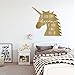 Unicorn Silhouette Wall Decal | If You Can Dream It Quote Lettering | Vinyl Home Decor for Girl's Bedroom, Playroom or Bathroom | Black, White, Pink, Purple, Gold, Other Colors | Small, Large Sizes