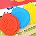 Mayitr Pet Dog Cat Food Storage Can Tin Cover Reusable 2pcs 88mm Random Color