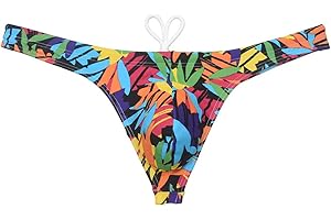 OROCOJUCO Sexy Men's Swim Thong Bikini Swimwear Board Surf Short Trunks Contour Pouch Tangas Swimsuit