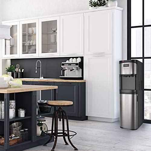 hOmeLabs Self Cleaning Bottom Loading Water Dispenser for 5 Gallon