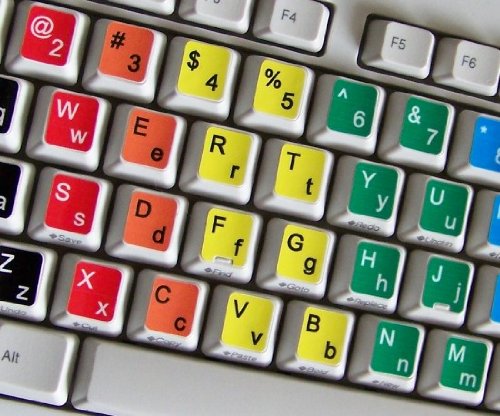 LEARNING ENGLISH COLORED KEYBOARD STICKERS (LOWER & UPPER CASE) FOR DESKTOP, LAPTOP AND NOTEBOOK
