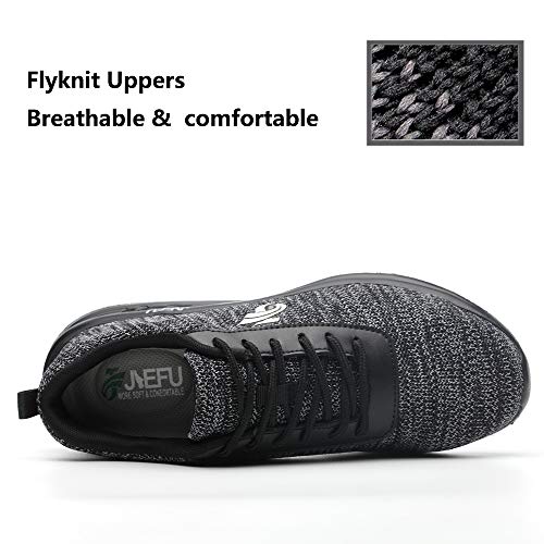 image for ESDY Steel Toe Shoes Men, Safety Work Sneakers Outdoor Lightweight Bre
