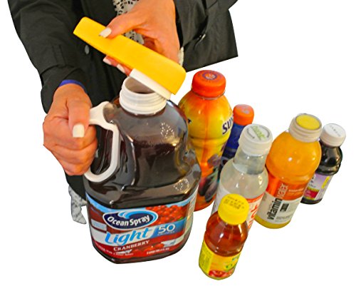 Only For Larger Plastic Caps Opener | Arthritis Bottle Opener | Seniors help | magic Opener PLUS | Magnetic and Ergonomic | ready for 8 Large screw off plastic bottles | Twist off large caps ez - Thumbnail 6