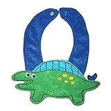 Edal Waterproof Cotton Saliva Towel Infant Bibs Kids Girl Boy Baby Lunch Bib Dinosaur