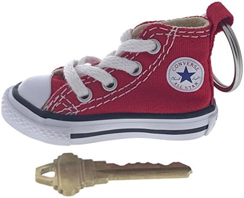 Converse All Star Chuck Taylor Sneaker Shoe Car Key Ring Keychain (Red)
