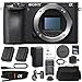 Sony Alpha a6500 Mirrorless Digital Camera (Body Only) with Sony NP-FW50 Battery, Spare FW50 Battery, 64gb SDXC 1200x Card, Card Reader, Carrying case, AC Adapter Bundle Kit - International Version