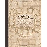 Graph Paper Composition Notebook for Role Playing Games: Blank Quad Rule RPG Grid Paper (Dungeon Map RPG Game Series)