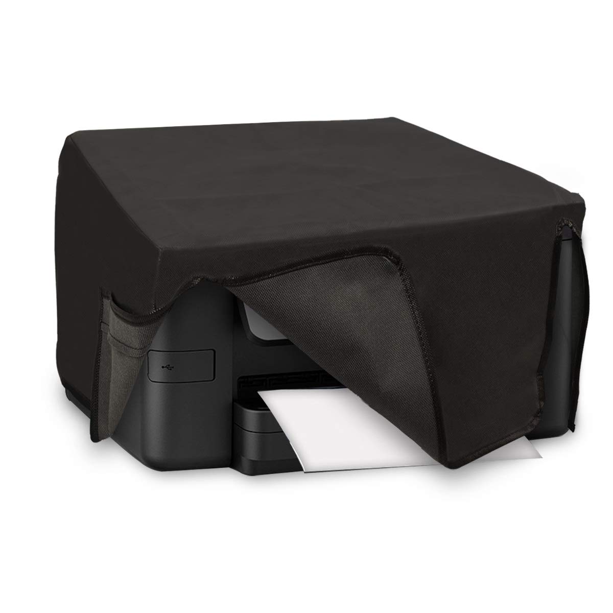 kwmobile Dust Cover Compatible with Epson WorkForce Pro WF-3725DWF / 4725DWF - Printer Case - Fabric Protector Cover - Dark Grey