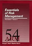 Essentials of Risk Management, Head, George L. and Horn, Stephen, II, 0894621149