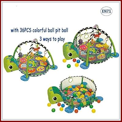 turtle playmat with balls