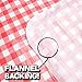Pudgy Pedro's Red and White Vinyl Table Cloth with Flannel Backing Party Supplies