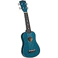 Diamond Head, 4-String Soprano Hot Rod Uke Teal Sparkle, Twilight Blue, (DU-145)