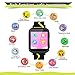 Kids Smartwatch Phone with 1GB Memory Card MP3 Music Player Kids Phone Watches and FM Radio HD Touch Screen 2 Way Phone Calls SOS Voice Pedometer Watch for Kids (Black)