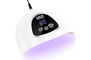 LKE UV Nail Lamp, 72W UV LED Nail Lamp Nail Dryer Light for Nails with 3 Timer Setting & LCD Touch Display Screen for Home and Salon Use