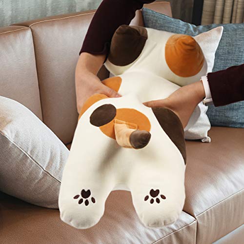 ARELUX 20'' Soft Cat Big Sleeping Hugging Pillows,Calico Cat Plush