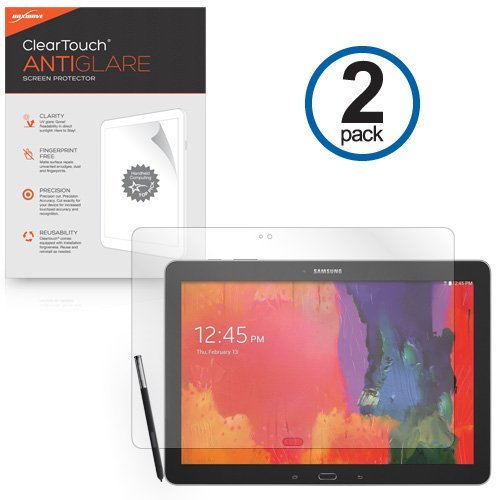 Galaxy Note Pro 12.2 Screen Protector, BoxWaveÂ® [ClearTouch Anti-Glare (2-Pack)] Anti-Fingerprint Matte Film Skin for Samsung Galaxy Note Pro 12.2