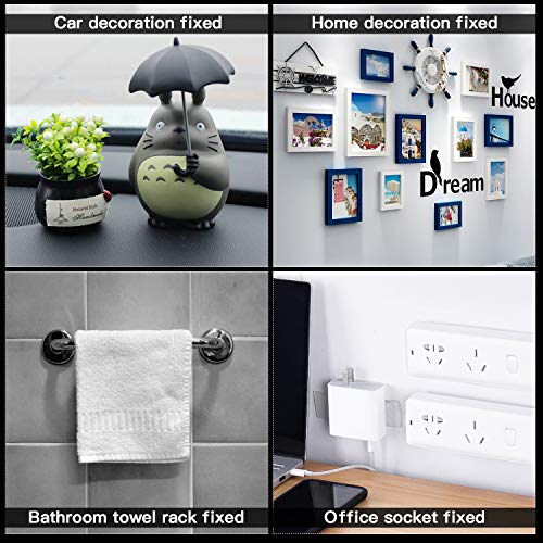 Svipear Double Sided Tape for Walls, Strong Sticky Nano Mounting Tape Heavy Duty, Reusable Traceless Adhesive Tape, Removable Transparent Tape for Poster Carpet (16.4Ft)