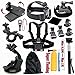 HCE Outdoor Sports Camera Accessories kit for Gopro HERO 4/3 Chest Strap,Headband,Wrist Strap mount,Floating Grip Mount for Hiking Parachuting Swimming Diving Rowing Riding Climbin