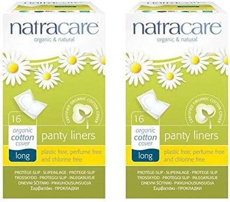 Natracare Panty Liners - Long Wrapped | 16s | 2 PACK