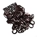 7Pcs 16 Clips 20-24 Inch Thick Double Weft Full Head Clip in Hair Extensions Curly Straight Wavy Hairpiece 8 colors (20