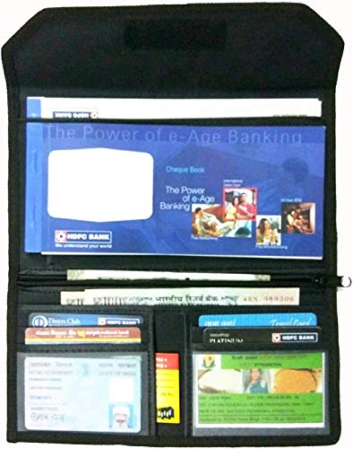 Smart Office Documents Bag & Holder for Documents & Cards (Multicoloured)