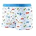 DOURA Boy's Comfortable Cotton Short Boxer Briefs Toddler Underwear 5 Pack (XL 5-8 Year Old)