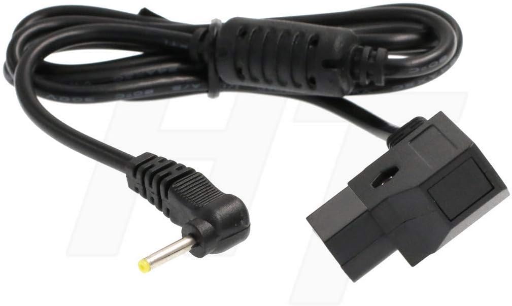 HangTon BMPCC Right Angle DC Barrel D-tap Power Cable for Blackmagic Pocket Cinema Camera 24‘’