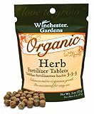 Winchester Gardens Organic Herb Fertilizer Tablets, 2-Ounce Package