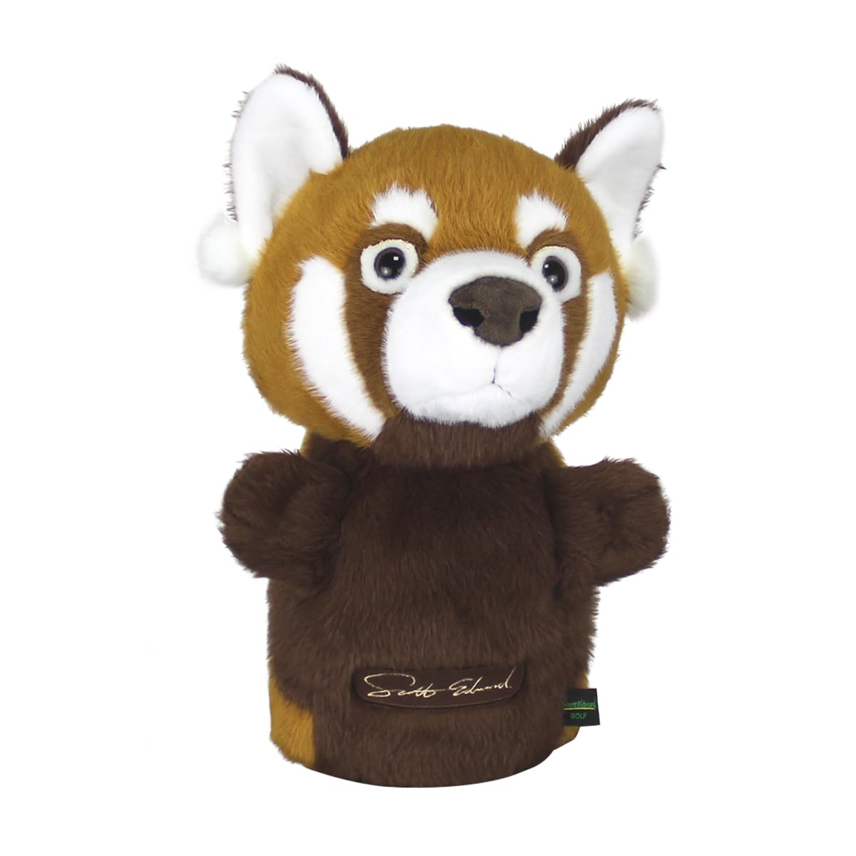 Scott Edward Brown Panda Golf Head Cover, Fit Driver Wood(460cc),Plush Fabric, Smooth and Soft Touch Feeling,Animal Shape