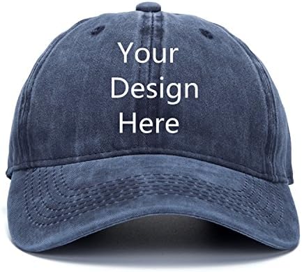 The Hats Design Your Own Custom Text Unisex Cotton Adjustable Baseball Cap Cowboy Hat