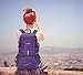 ZOMAKE Lightweight Packable Backpack 35L - Light Foldable Backpacks Water Resistant Collapsible Hiking Backpack - Compact Folding Day Pack for Travel Camping(Purple)