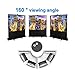 Cloud Mountain 100 Inch Portable Projector Screen 4:3 HD Manual Pull up Projection Screen Floor Projector Screen in Aluminium Case Folding Stand Projection Screen for Home Office Theater, 1.3 Gain