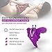 Vibrating Panties Wireless Remote Control Butterfly Vibrator, Wearable G Spot Vibrator for Women,Strong Rechargeable clitorals Stimulator,Panty Vibrator Sex Toy for Women and Couples (Purple)