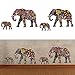 Adarl DIY Elephant Wall Stickers Mural Art Vinyl Home Decoration Wall Decals