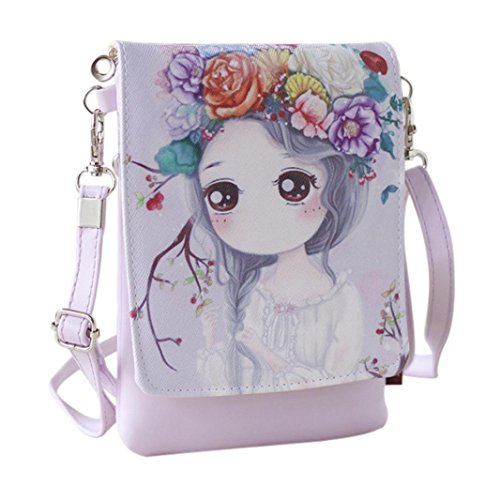 image for Sinzelimin Shoulder Bags Women'sCartoon Handbags Kids Girls Princess C